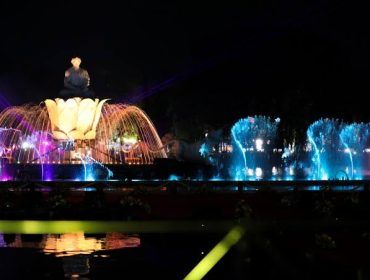 Air Mancur Sri Baduga, Situ Buleud Purwakarta. Foto: Purwakartapost