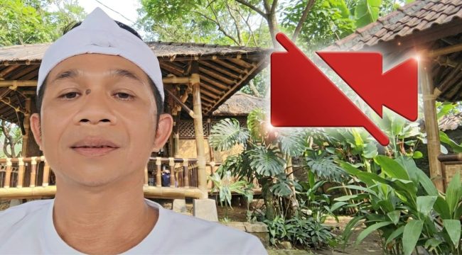 REDAM KEGADUHAN: Bupati Purwakarta Saepul Bahri Binzein menghapus video klip lagu Lalaki Langit Lalanang Bejad di semua platform media. Foto: Istimewa