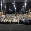 Foto bersama usai pelantikan pengurus IPSM Purwakarata masa bhakti 2025-2030 di Bale Sawala Yudisthira, Setdakab Purwakarta, Jumat 17 Juli 2026.